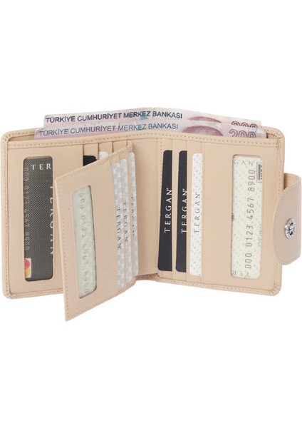 Bej Hakiki Deri Kadın Cüzdan - S1CB00005674-A56 fırsatları