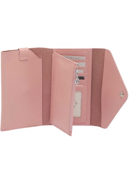 Pembe Hakiki Deri Kadın Cüzdan - S1CB00005811-M4M