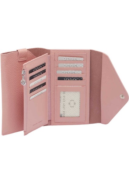 Pembe Hakiki Deri Kadın Cüzdan - S1CB00005811-M4M