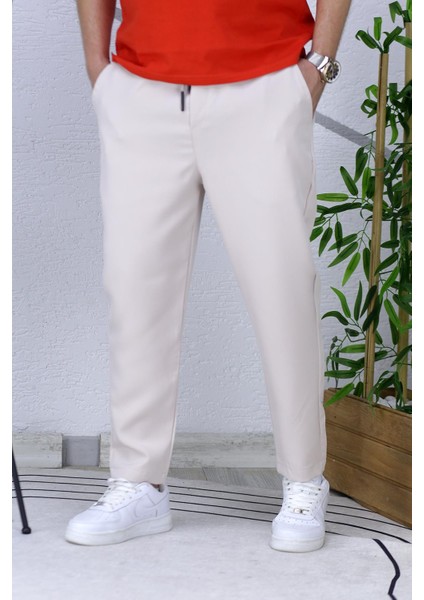 Erkek Düz Paça Likralı Jagger Pantolon