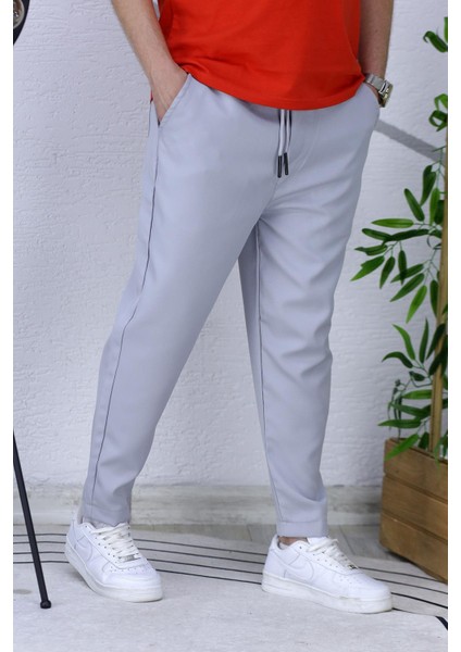 Erkek Düz Paça Likralı Jagger Pantolon