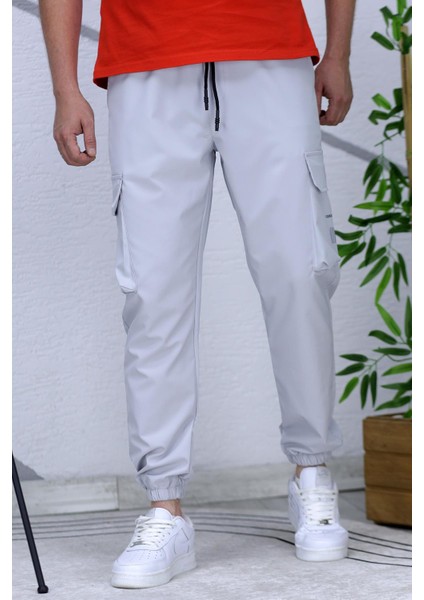 Erkek Reflektörlü Jogger Kargo Pantolon
