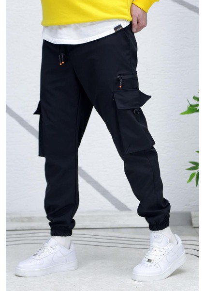 Erkek Fermuar Detaylı Paraşüt Kargo Pantolon 7 indirimleri
