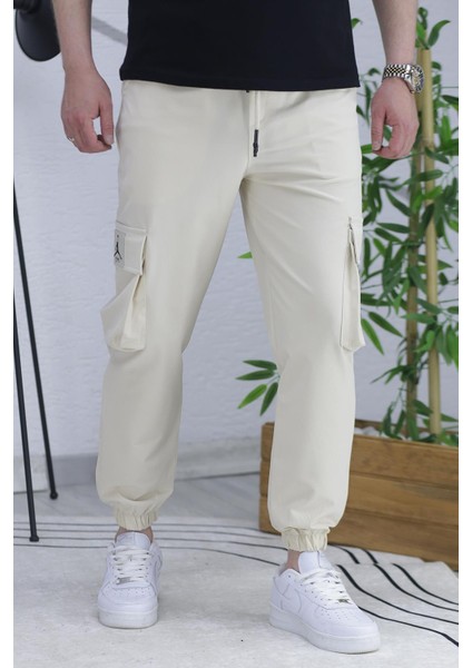 Erkek Paçası Lastikli Cep Detaylı Kargo Pantolon 13 modelleri