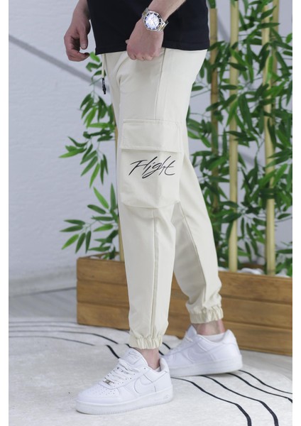 Erkek Paçası Lastikli Cep Detaylı Kargo Pantolon 13 indirimleri