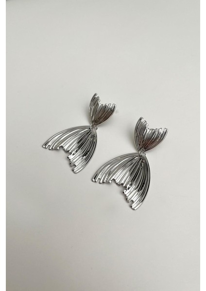 Tırtıklı Sallantılı Oval Küpe (Ölçü:4 Cm) fiyatları