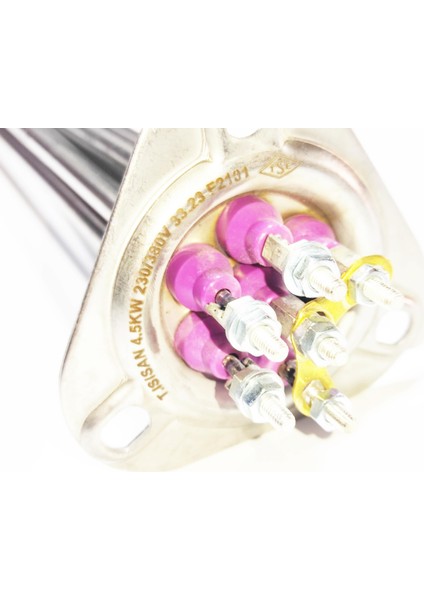 4,5kw Üçgen Flans Endüstriyel Mutfak Isıtıcı Rezistansı CR304 - Isısan F2101 indirimleri