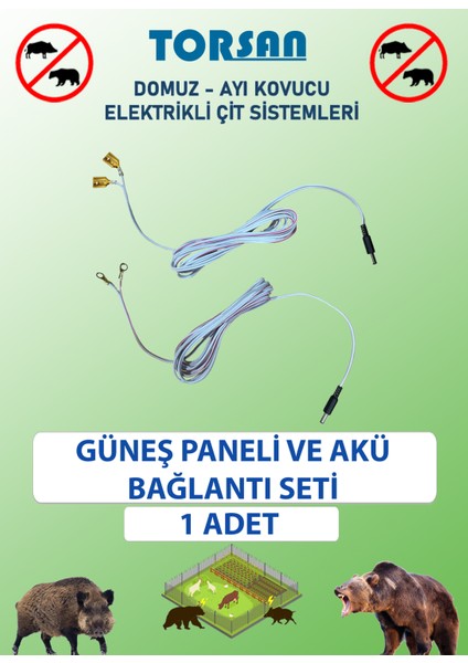 Elektrikli Çit Bağlantı Kablo Seti