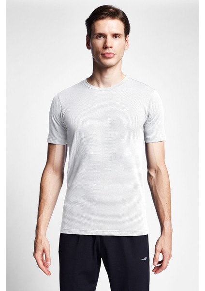 Beyaz Erkek Kısa Kollu T-Shirt 24S-1294-24B