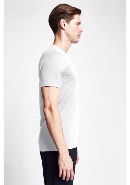 Beyaz Erkek Kısa Kollu T-Shirt 24S-1294-24B fiyatları