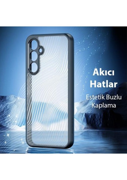 Samsung Galaxy S23 Fe Ile Uyumlu Mat Silikon Kılıf, Buzlu Sert Solmaz Parmaz Izi Önleyici Kılıf