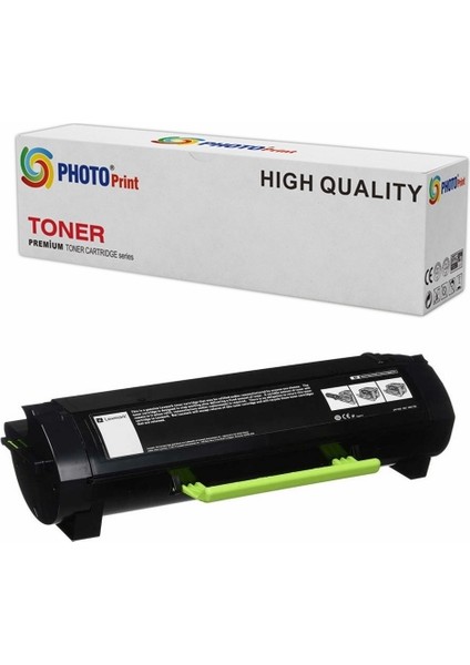 Lexmark MS811DN / Lexmark 525H / 52D5H00 Muadil Toner Çipli 25000 Sayfa