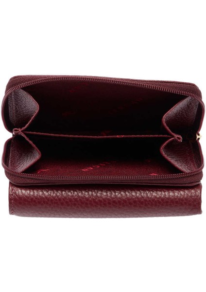 Bordo Hakiki Deri Kadın Cüzdan - S1CB00005798-U4C fırsatları
