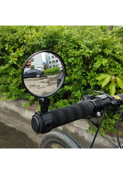 Yuvarlak Stil Bisiklet Dikiz Aynaları Evrensel Ayarlanabilir Döndür Bisiklet Motosiklet Gidon Aynası Binme Bisiklet Bisiklete Binme Dikiz Aynası (Yurt Dışından)