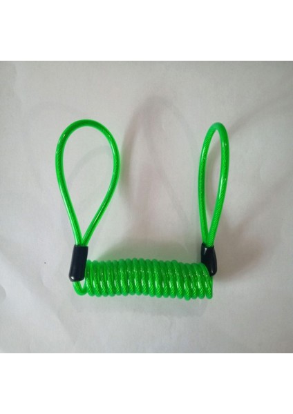 Yeşil Stil Disk Frenler Tekerlek Kilidi Taşınabilir Hırsızlığa Karşı Kilit Çelik Tel Bisiklet Scooter Aksesuarları Için Elektrikli Kaykay (Yurt Dışından)