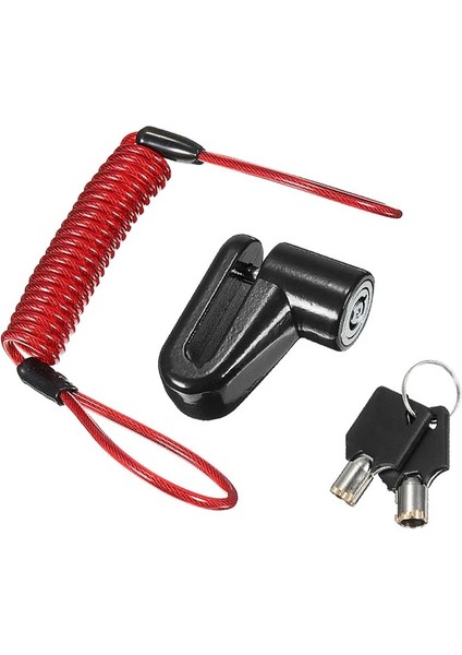 Yeşil Stil Disk Frenler Tekerlek Kilidi Taşınabilir Hırsızlığa Karşı Kilit Çelik Tel Bisiklet Scooter Aksesuarları Için Elektrikli Kaykay (Yurt Dışından) indirimleri