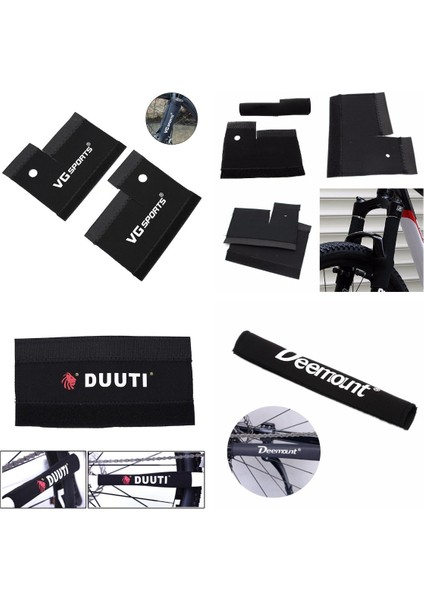 Çatal Koruyucu Stili 1 Pair Dağ Bisikleti Ön Çatal Koruyucu Ped Çerçeve Wrap Kapak Guard Koruyucu Koruyucu Bisiklet Bisiklet Aksesuarları 4 Stilleri (Yurt Dışından)