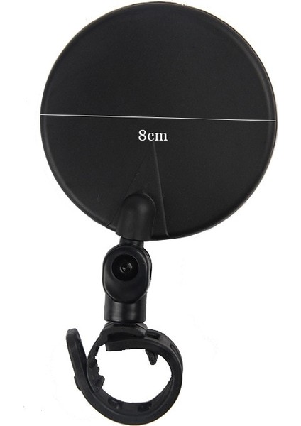 Büyük Stil Evrensel Bisiklet Gidon Aynası Dikiz 360 Derece Döndür Ayarlanabilir Kolu Arka Esnek Güvenli Bisiklet Arka Göz Aynaları RR7201 (Yurt Dışından)