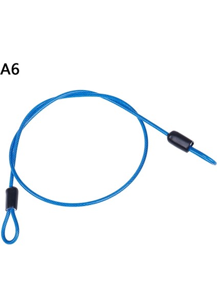 A6 Stili Güvenlik Kablosu Çelik Halat Açık Sporlar Için 50CM Bisiklet Kilidi Bisiklet Bisiklet Scooter Guard Güvenlik Bagaj (Yurt Dışından)