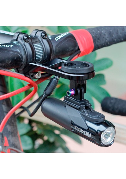 Nirider Işık Stili Için Bisiklet Işık Tutucu El Feneri Lamba Montaj Braketi Garmin Bryton Cateye'ye Bağlayın Kamera Adaptörü ile Bilgisayar Montajı Bisiklet Parçaları (Yurt Dışından)
