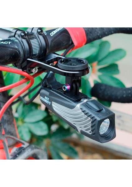 Nirider Işık Stili Için Bisiklet Işık Tutucu El Feneri Lamba Montaj Braketi Garmin Bryton Cateye'ye Bağlayın Kamera Adaptörü ile Bilgisayar Montajı Bisiklet Parçaları (Yurt Dışından)