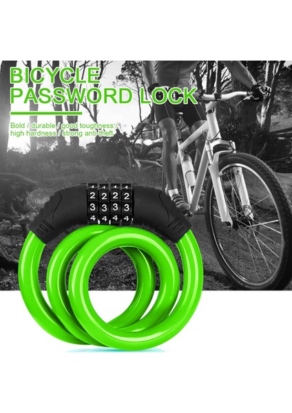 No.3 Tarzı 4 Haneli Kod Mtb Bisiklet Renkli Çelik Kablo Kilitleri Hırsızlığa Karşı Güvenlik Kilidi Bisiklet Ekipmanları Elektrikli E-Bisiklet Bisiklet Zinciri Kilidi (Yurt Dışından) modelleri