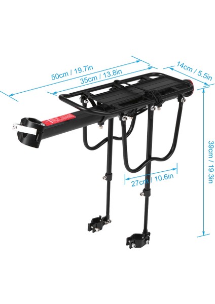 10KG Tarzı 25 kg Bisiklet Bagaj Taşıyıcı Kargo Arka Raf Raf Bisiklet Seatpost Çanta Tutucu Kurulum Araçları ile Bisikletler Için Standı Arka Raf (Yurt Dışından)