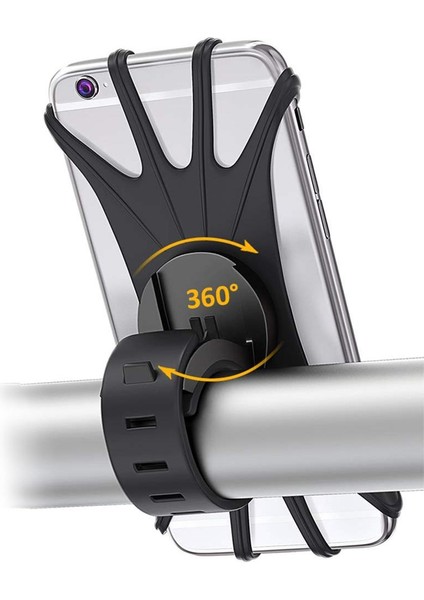 Yeşil Stil Evrensel Bisiklet Cep Telefonu Tutucu Silikon Motosiklet Bisiklet Gidon iPhone Için Montaj Braketi Montaj Telefon Tutucu Standı (Yurt Dışından) fiyatları