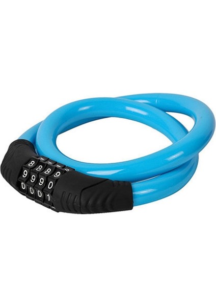 Mavi Stil Çelik Güçlü Kombinasyon Numarası Ağır Hizmet Güvenlik Bisiklet Kilidi Döngüsü Bisiklet Kilidi (Yurt Dışından)