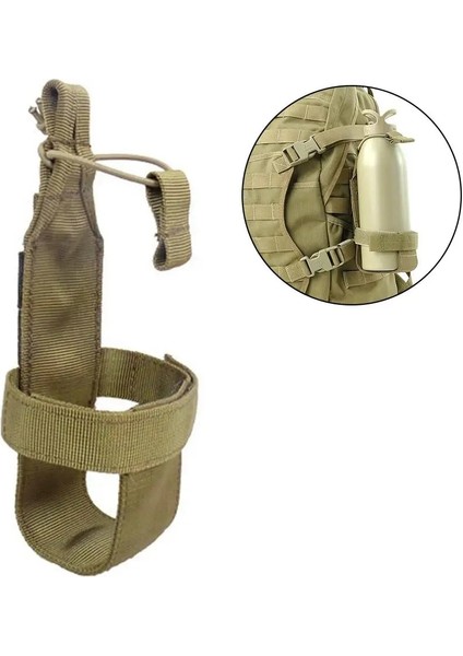 Bir Stil Dayanıklı Taktik Yürüyüş Kamp Molle Su Şişesi Tutucu Kemer Taşıyıcı Kılıf Seyahat Bisiklet Tırmanma Için Açık Naylon Çanta (Yurt Dışından)