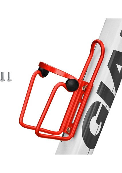 Kırmızı Stil Alüminyum Alaşımlı Mtb Bisiklet Su Şişesi Tutucu Dağ Bisiklet Şişesi Kafes Braketi Bisiklete Binme Içecek Su Bardağı Raf Aksesuarları (Yurt Dışından)