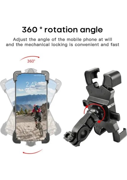 Gidon Siyah Tarzı 6.es Içinde Bisiklet Telefon Tutucu Mtb Yol Dağ Bisikleti Destek Braketi Cep Telefonu Montaj Bisiklet Motosiklet Aksesuarları (Yurt Dışından) indirimleri