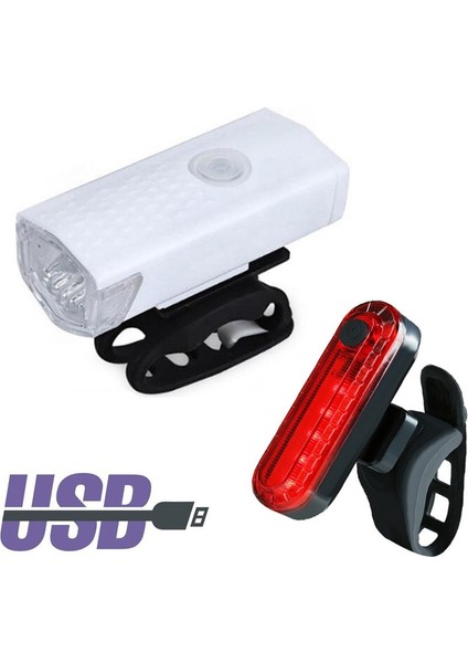 Kırmızı Stil Aubtec USB Şarj Edilebilir Mtb Dağ Bisikleti Bisikleti Bisiklet LED Baş Ön Işık Ciclismo Фонарик Bisiklet Aksesuarları En Yeni (Yurt Dışından)