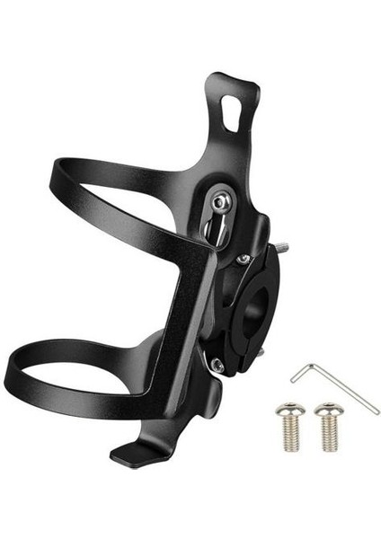 Siyah 2 Tarzı Dağ Bisikleti Bisiklet Su Şişesi Kafesi Alüminyum Alaşımlı Bardak Tutucu Içecek Braketi Bardak Tutucu Içecek Braketi (Yurt Dışından)
