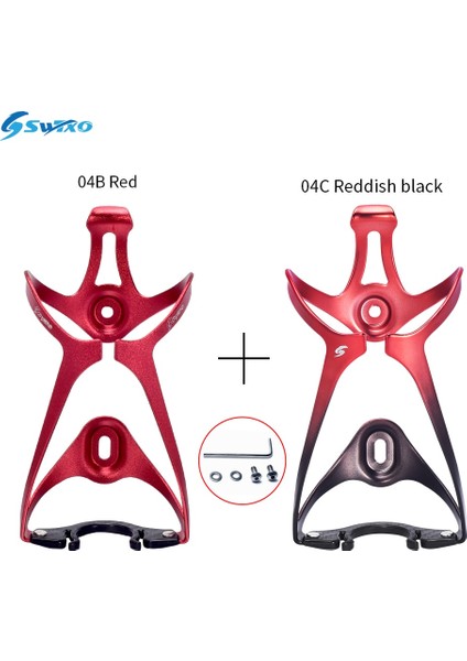 2 Adet Set N Tarzı Yeni Swtxo Bisiklet Su Şişesi Tutucu Hafif Alüminyum Alaşımlı Bisiklet Su Şişesi Kafes Katlanır Mtb Yol Bisikleti Için Parantez (Yurt Dışından)