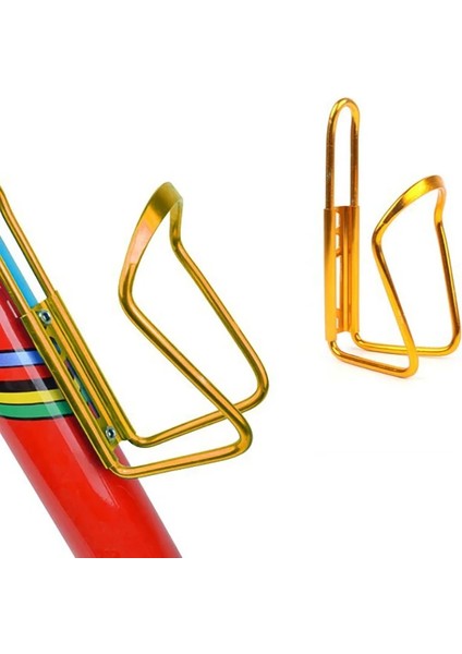 Sarı Stil Alüminyum Alaşımlı Bisiklet Şişe Tutucu Mtb Hafif Aşınmaya Dayanıklı Yol Bisikleti Su Kafesi Adaptörü Bisiklet Aracı Teneke Kutu (Yurt Dışından)