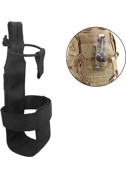 B Tarzı Dayanıklı Taktik Yürüyüş Kamp Molle Su Şişesi Tutucu Kemer Taşıyıcı Kılıf Seyahat Bisiklet Tırmanma Için Açık Naylon Çanta (Yurt Dışından)