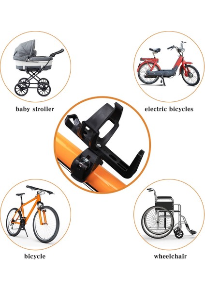 Kırmızı Stil Dayanıklı Bisiklet Bardak Tutucu Motosiklet Bisiklet Içecek Şişe Tutucu Su Kahve Şişeleri Klip Montaj Standı Yol Bisikletleri Bardak Tutucu (Yurt Dışından) fırsatları