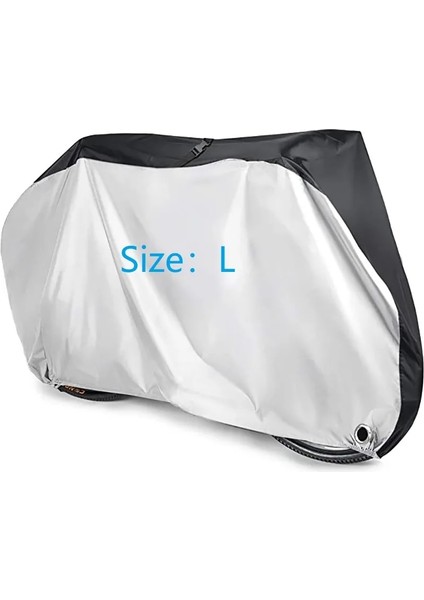 L Tarzı Bisiklet Örtüsü Bisiklet Örtüsü Bisiklet Yağmur Örtüsü 190T Naylon Su Geçirmez Toz Önleyici Yağmura Binmek Uv Koruması Ağır Hizmet Toz Örtüsü A (Yurt Dışından)