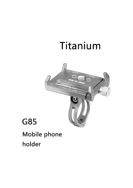 G85 Titanyum Tarzı Gub Bisiklet Telefon Tutucu G81G83G85G86 Motosiklet Cep Telefonu Montajlı Scooter Akıllı Telefon Beşiği Bisiklet Gidon Telefon Desteği (Yurt Dışından)