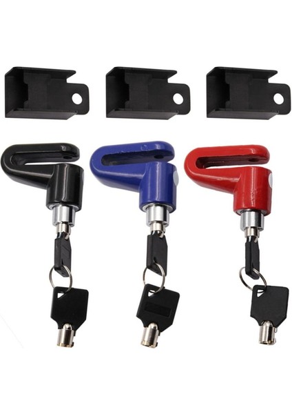No.1 Tarzı Bisiklet Scooter Disk Fren Kilidi Disk Frenler Tekerlekler Soyunma Hırsızlığa Karşı Çelik Tel Kilit Hatırlatma Kablosu Motosiklet Aksesuarları (Yurt Dışından)