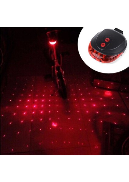 Kırmızı Cipso Tarzı Su Geçirmez Bisiklet Bisiklet Işıkları Arka Lambaları LED Lazer Güvenlik Uyarısı Bisiklet Işıkları Bisiklet Kuyruğu Bisiklet Aksesuarları Işıkları (Yurt Dışından)