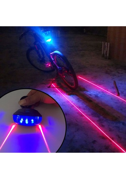 Kırmızı Cipso Tarzı Su Geçirmez Bisiklet Bisiklet Işıkları Arka Lambaları LED Lazer Güvenlik Uyarısı Bisiklet Işıkları Bisiklet Kuyruğu Bisiklet Aksesuarları Işıkları (Yurt Dışından)