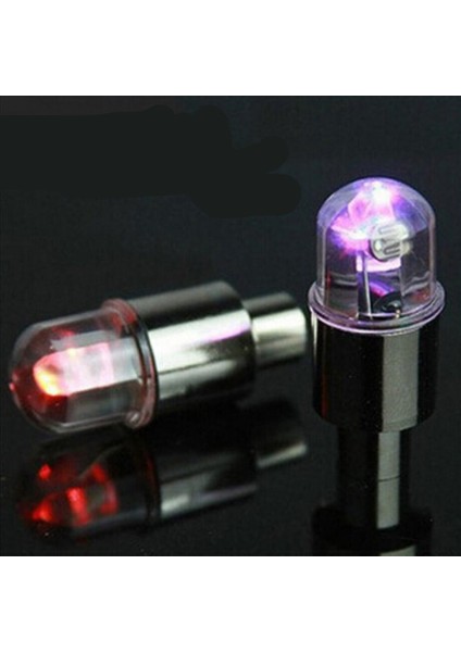 Renkli LED Tarzı Pilli Bisiklet Lambası Dağ Yolu Bisikleti Bisiklet Lambaları Led'ler Lastik Lastik Valf Kapakları Tekerlek Telleri LED Işık BL2103 (Yurt Dışından)