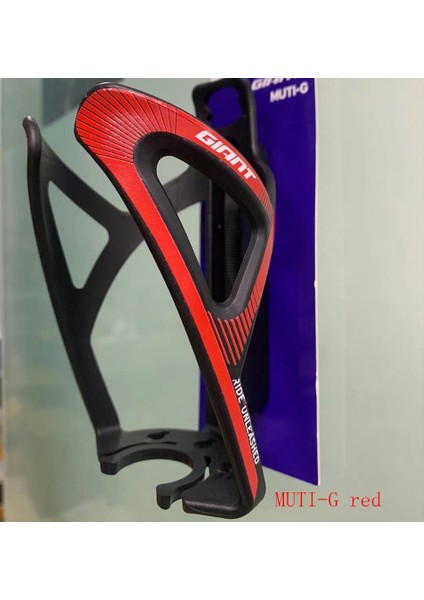 Mutı-G Kırmızı Stil Dev Bisiklet Alüminyum Alaşımlı Su Şişesi Kafesi Dağ Bisikleti Bisiklet Şişe Tutucu Ultralight Gidon Montajı (Yurt Dışından)