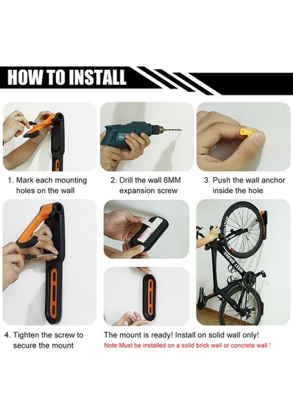 Sarı Stil Bisiklet Duvara Monte Kanca Tutucu Stand Mtb Bisiklet Rafı Ev Duvar Kancası Kapalı Park Rafları Dağ Bisikleti Asılı Duvara Montaj (Yurt Dışından) fırsatları