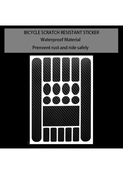 Mat Siyah Stil Bisiklet Zinciri Koruma Etiketi Fiber Bisiklet Çerçevesi Çizik Koruyucu Kendinden Yapışkanlı Koruyucu Paster Sıcak Satış (Yurt Dışından) indirimleri