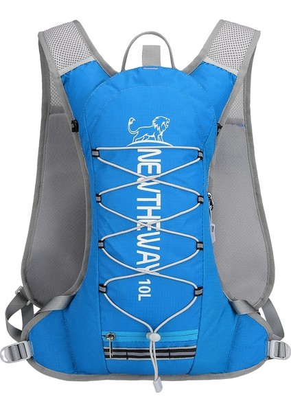 Mavi Çanta Sadece Stil 10L Açık Spor Bisiklet Koşusu Kamp Su Torbası Depolama Nemlendirme Sırt Çantası Ultralight Yürüyüş Bisiklet Sürme Paketi Mesane Sırt Çantası (Yurt Dışından)