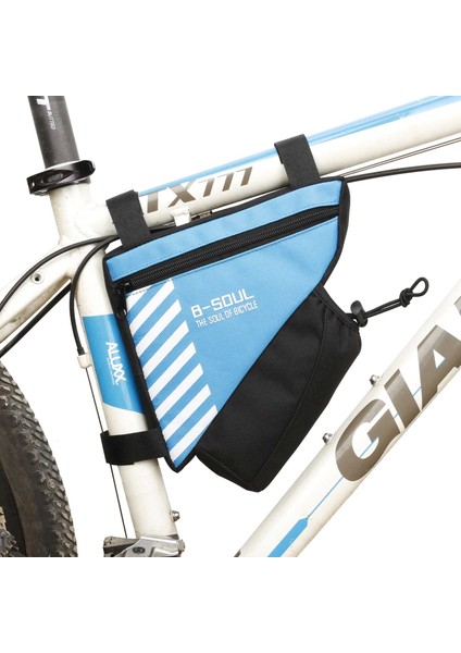 81024 Mavi Stil Bisiklet Çantası Su Geçirmez Bisiklet Üçgen Çanta Bisiklet Telefonu Çantası Bisiklet Tüpü Kılıfı Tutucu Eyer Çanta Bisiklet Aksesuarları (Yurt Dışından)