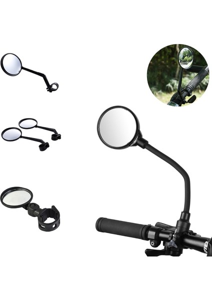 C Stili Evrensel Bisiklet Dikiz Aynası Esnek Güvenli Dikiz Dikiz Aynası Bisiklet Ayarlanabilir Mtb Yol Bisikleti Dikiz Aynası (Yurt Dışından) fırsatları